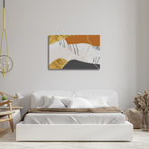 Geometric Colorful shapes painting Contemporary Modern wall art